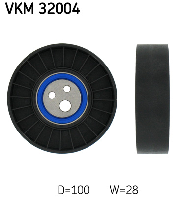 Deflection/Guide Pulley, V-ribbed belt - VKM 32004 SKF